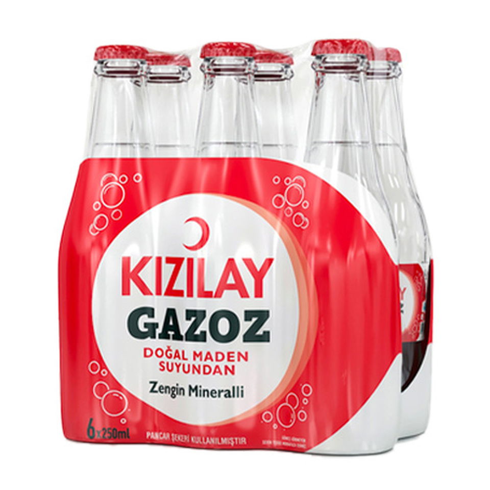 KIZILAY GAZOZ 6*250ML
